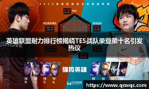 英雄联盟耐力排行榜揭晓TES战队荣登第十名引发热议